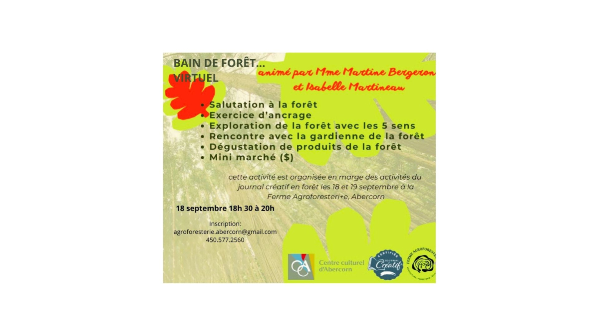 Bain de forêt virtuel