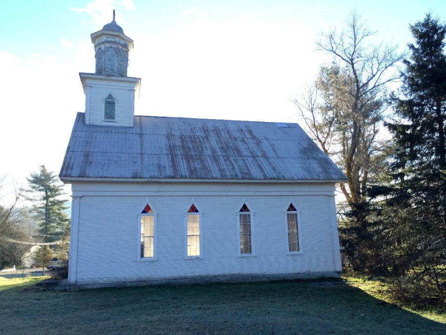 The church roof