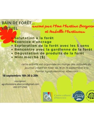 Bain de forêt virtuel