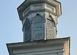 The church bell tower