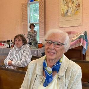 Louise Fillion, one of the organizers of Tricot-Graffiti and knitter