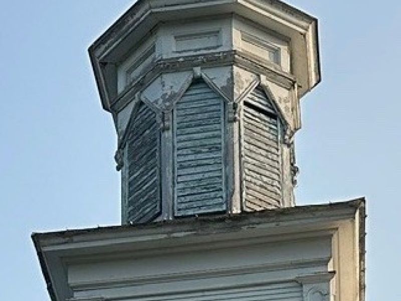 The church bell tower
