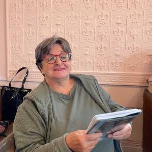 Jacqueline Turgeon, tricoteuse